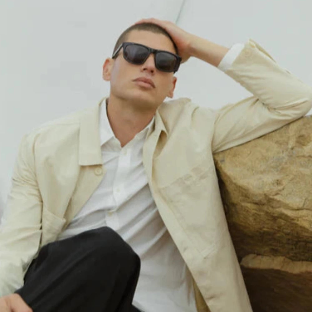 James Bond Goldfinger Sunglasses - Matte Dusk / November Rain Edition - By Barton Perreira