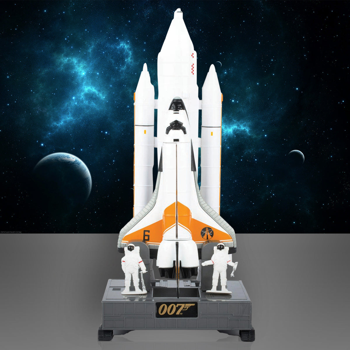 James Bond Space Shuttle Model - Moonraker Edition - By Motormax