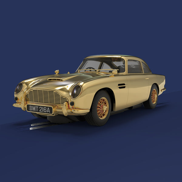 Scalextric James Bond Gold DB5 Slot Car Goldfinger Edition