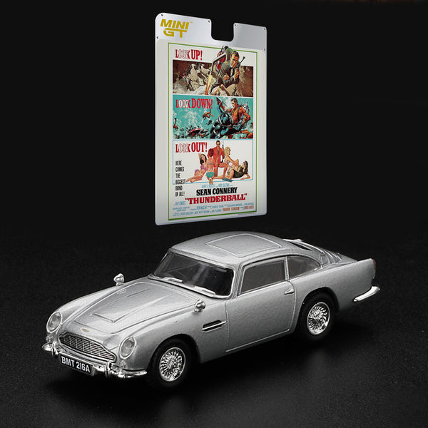 James Bond MINI GT Aston Martin DB5 Model Car Thunderball | 007Store