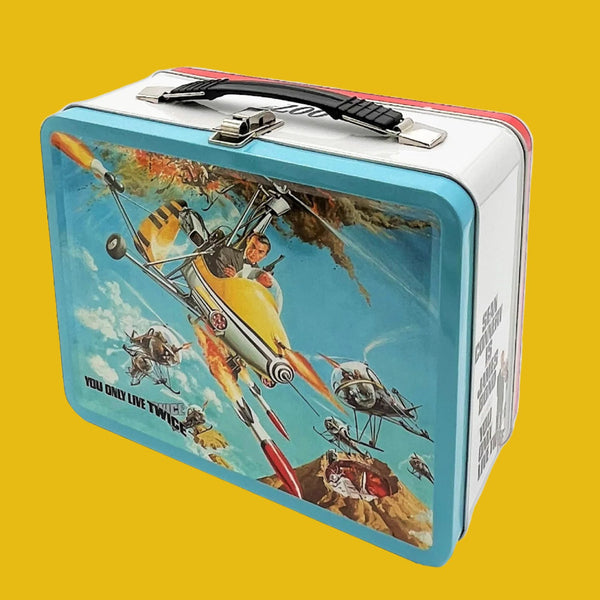 James Bond You Only Live Twice Tin Tote Lunch Box | 007Store James Bond You Only Live Twice Tin Tote Lunch Box | 007Store