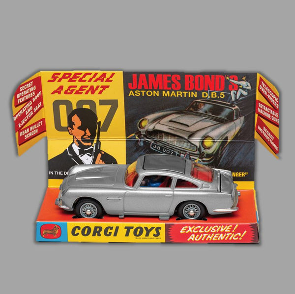 James Bond Corgi Silver Aston Martin DB5 Model Ejector Seat