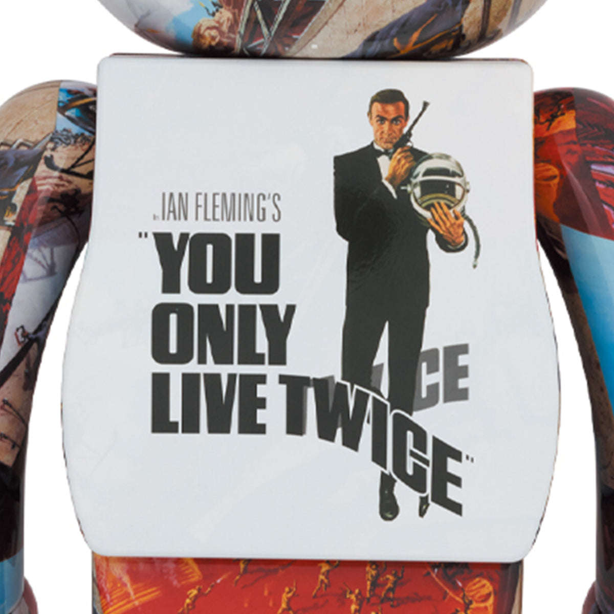 James Bond Bearbrick 100% &amp; 400% Figure Set - You Only Live Twice Edition – By Medicom Toy