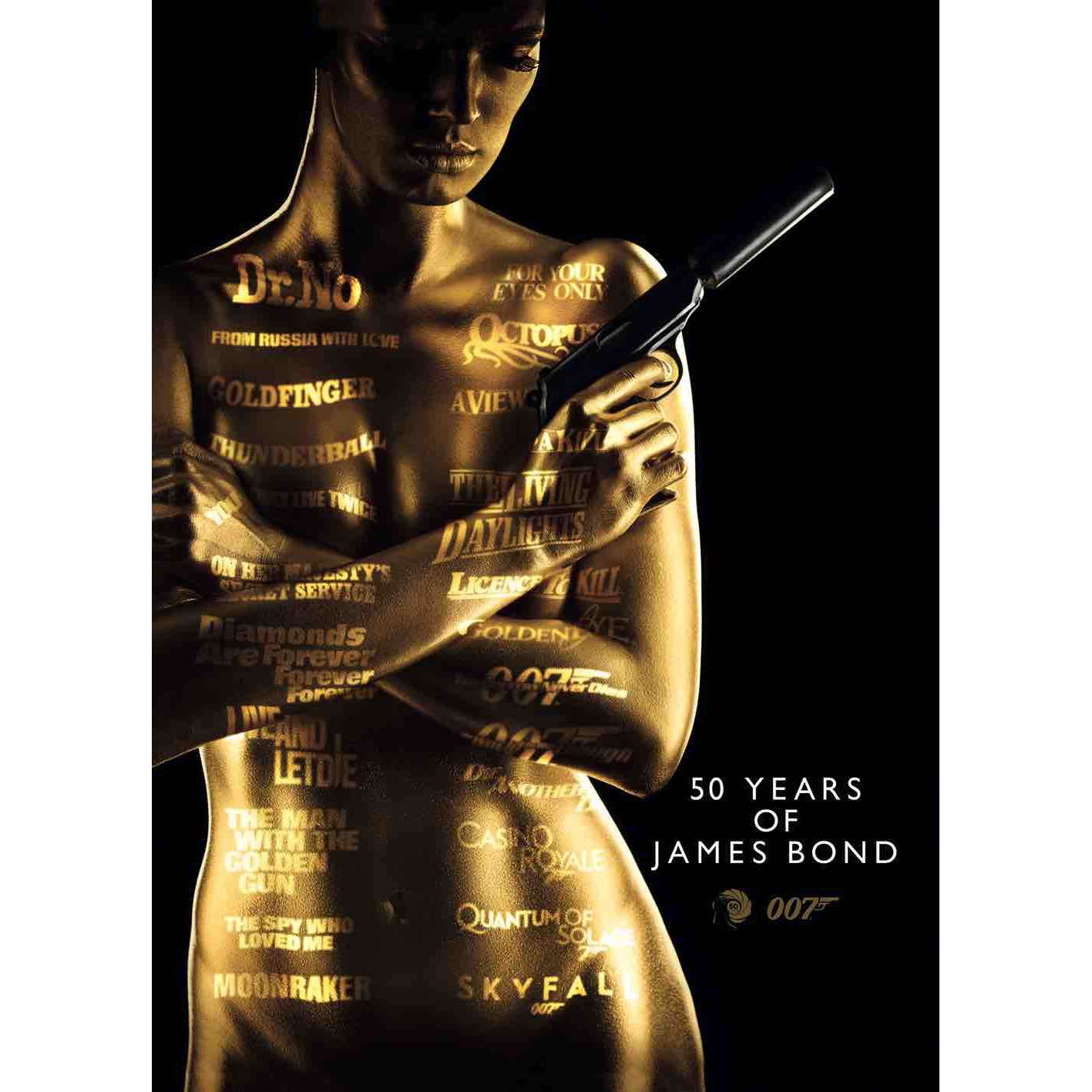 "50 Years of James Bond" Anniversary Postcard POSTCARD pyramid 