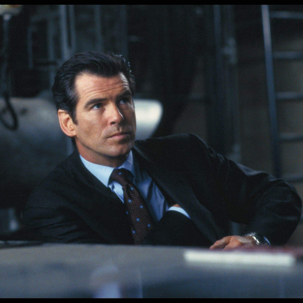 James Bond Squares Silk Tie - Tomorrow Never Dies Edition - By Turnbul