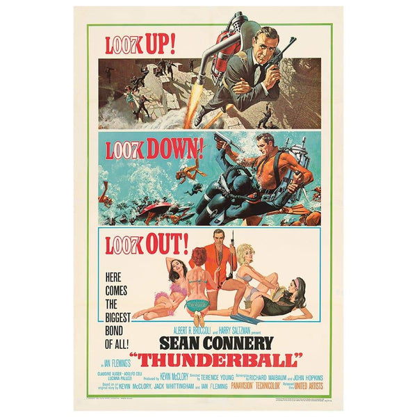007 THUNDERBALL オリジナルプリント James Bond Thunderball Art Print - Numbered Edition | 007Store