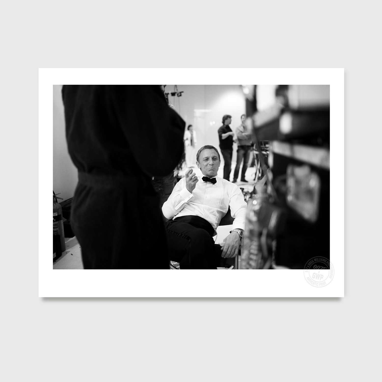Daniel Craig On Set In Austria (2008) Studio Stamped Print - By Greg Williams Photography PHOTO PRINT Greg Williams 
