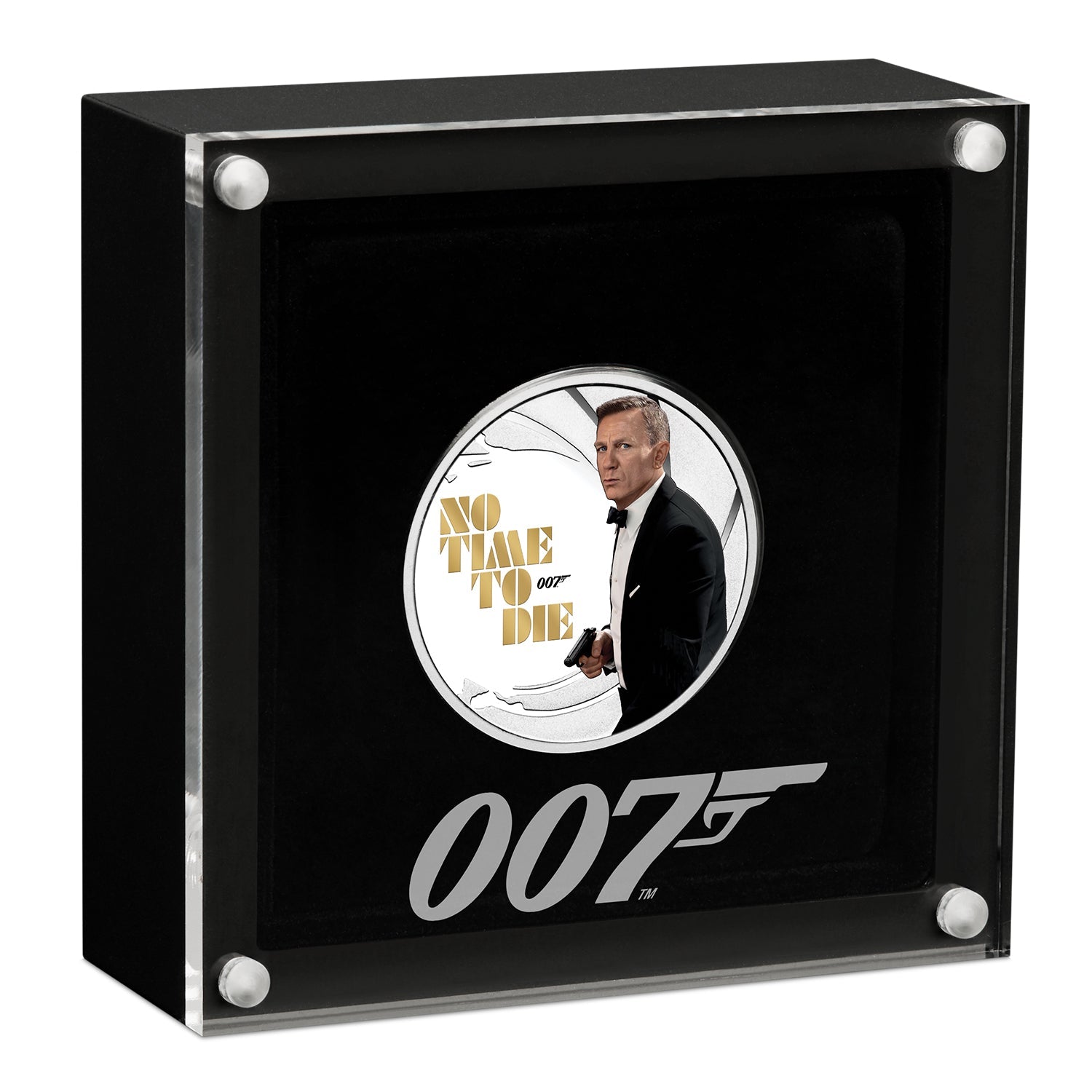 James Bond No Time To Die 1/2 oz Silver Proof Coin - By The Perth Mint 007Store 