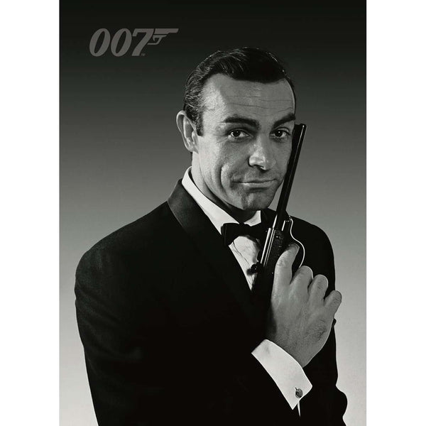 James Bond Sean Connery Black & White Postcard