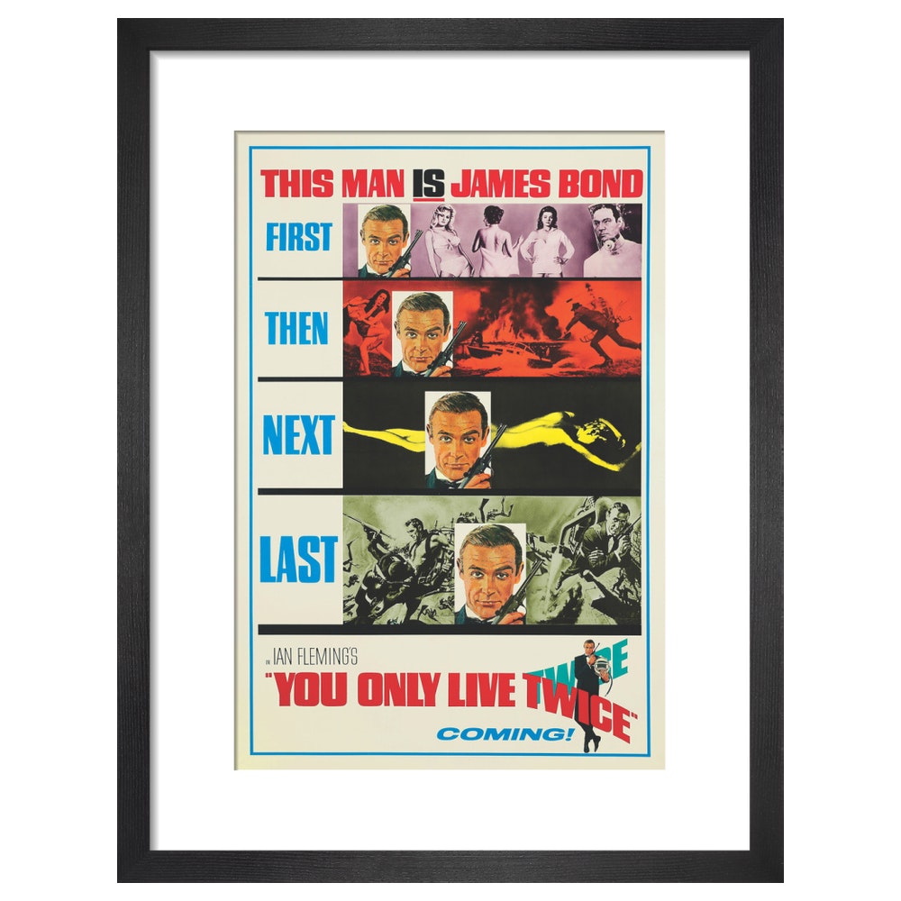 James Bond You Only Live Twice Teaser Framed Art Print - By King & McGaw