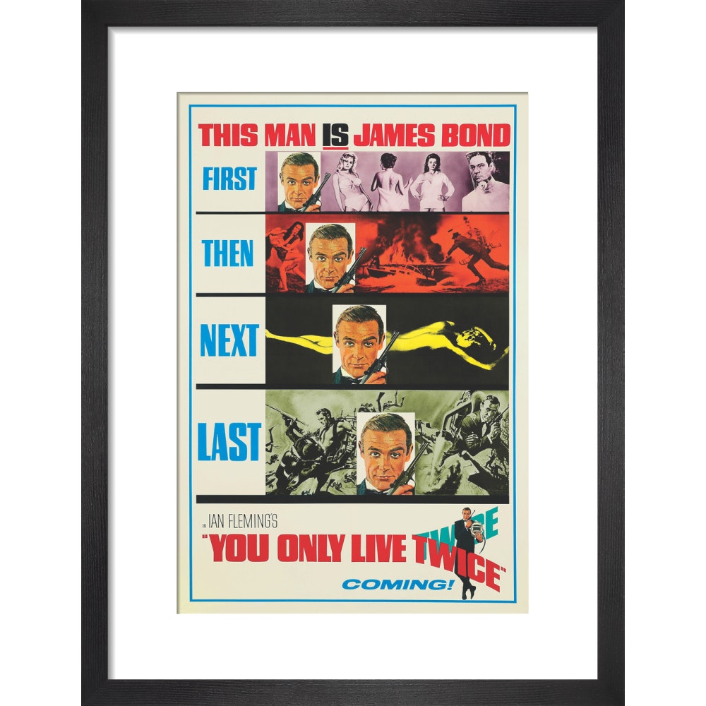 James Bond You Only Live Twice Teaser Framed Art Print - By King & McGaw