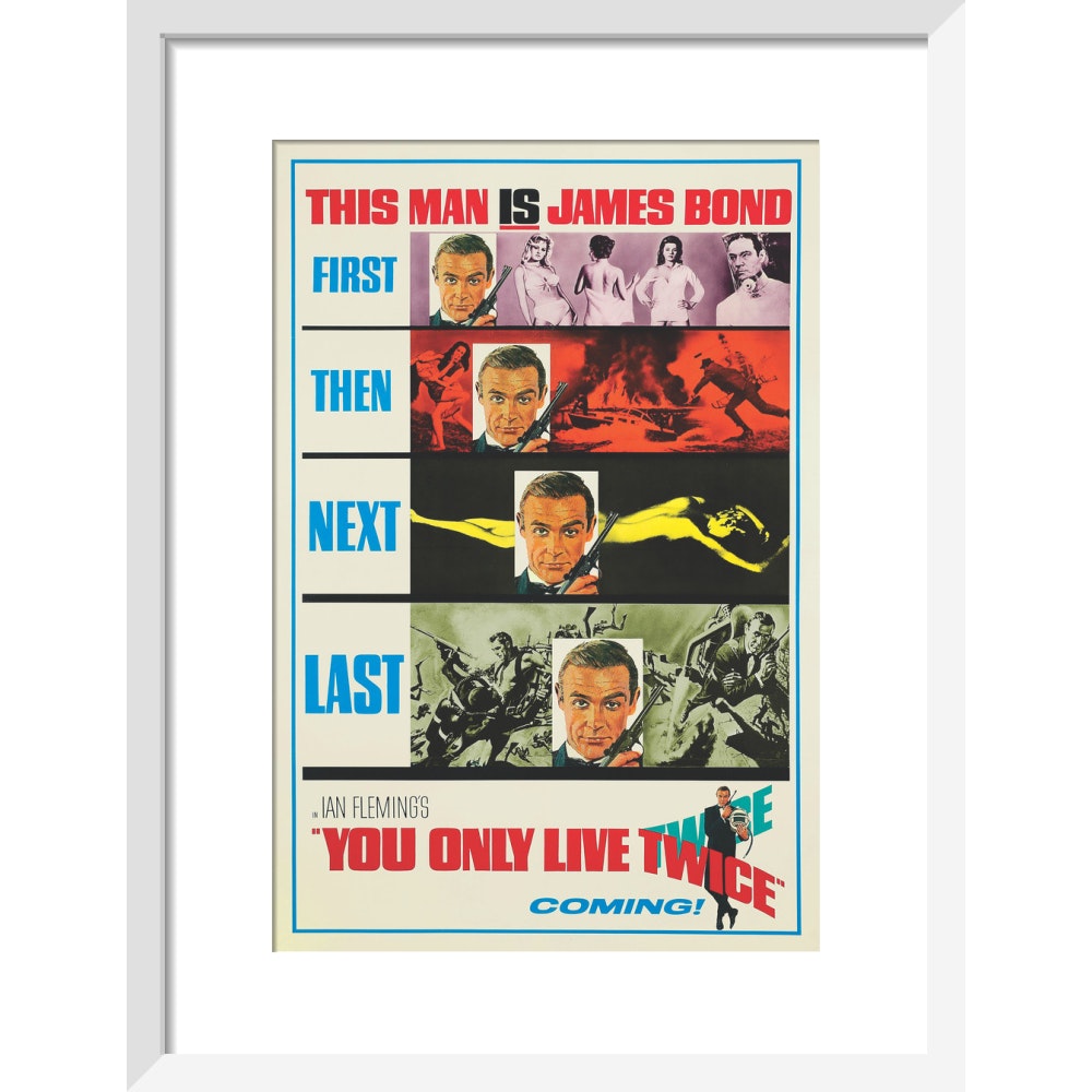 James Bond You Only Live Twice Teaser Framed Art Print - By King & McGaw