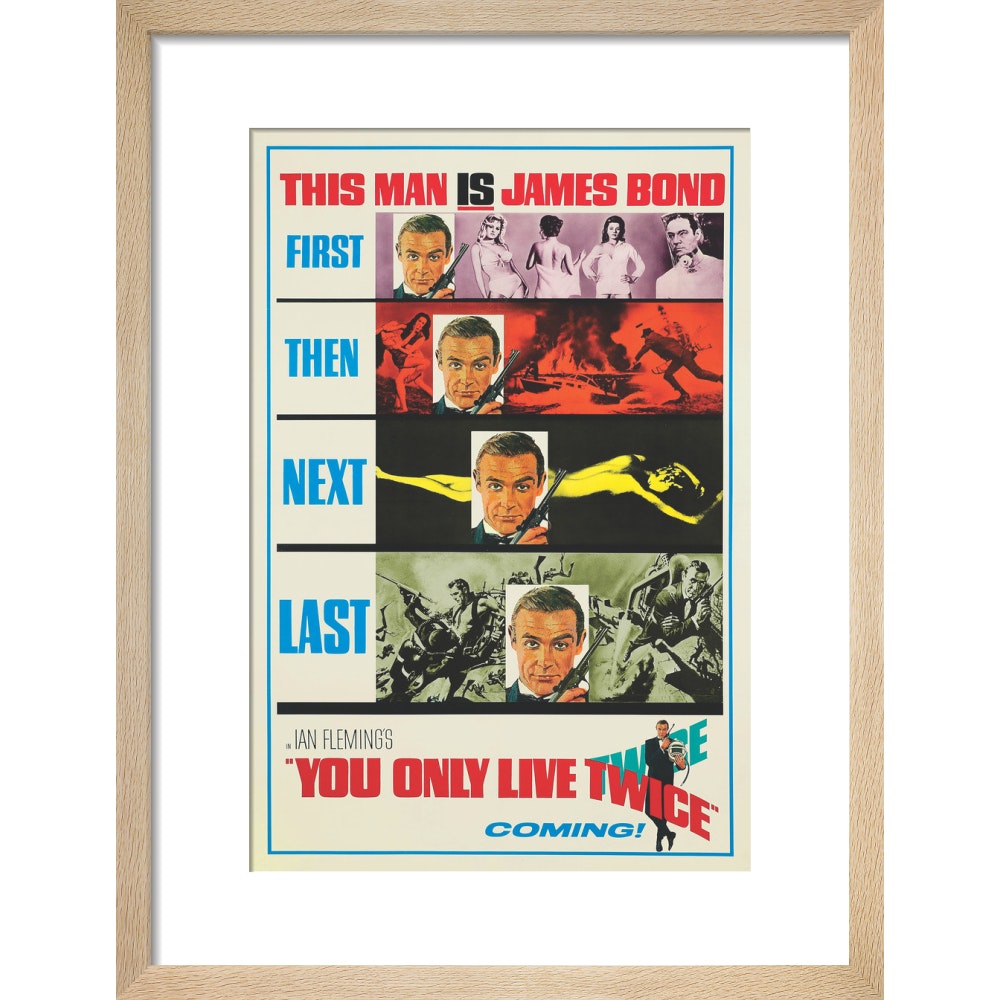 James Bond You Only Live Twice Teaser Framed Art Print - By King & McGaw