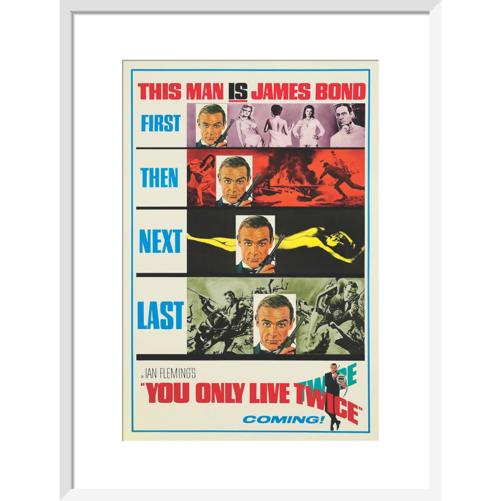 James Bond You Only Live Twice Teaser Framed Art Print - By King & McGaw