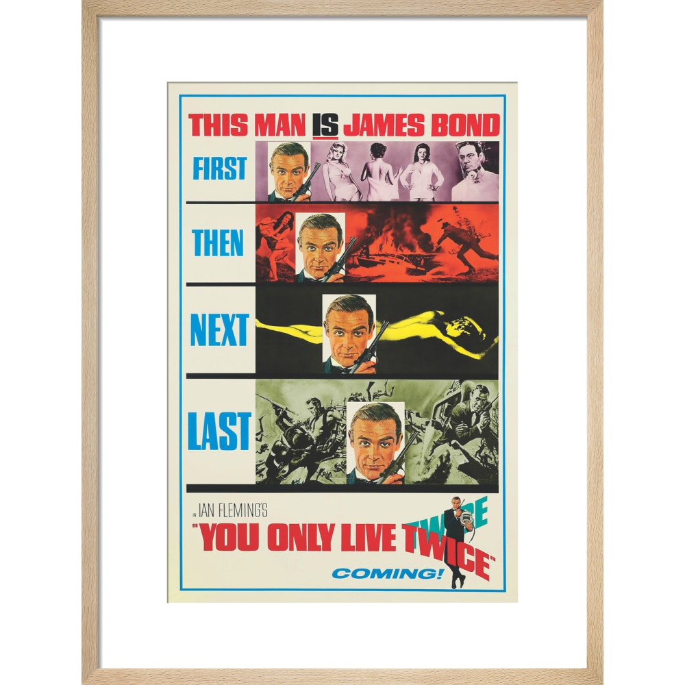 James Bond You Only Live Twice Teaser Framed Art Print - By King & McGaw