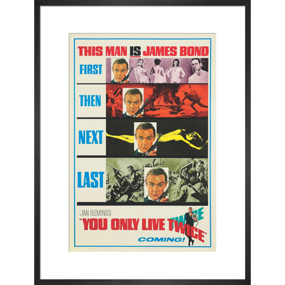 James Bond You Only Live Twice Teaser Framed Art Print - By King & McGaw