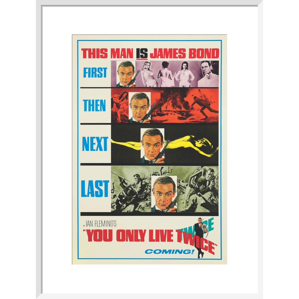 James Bond You Only Live Twice Teaser Framed Art Print - By King & McGaw