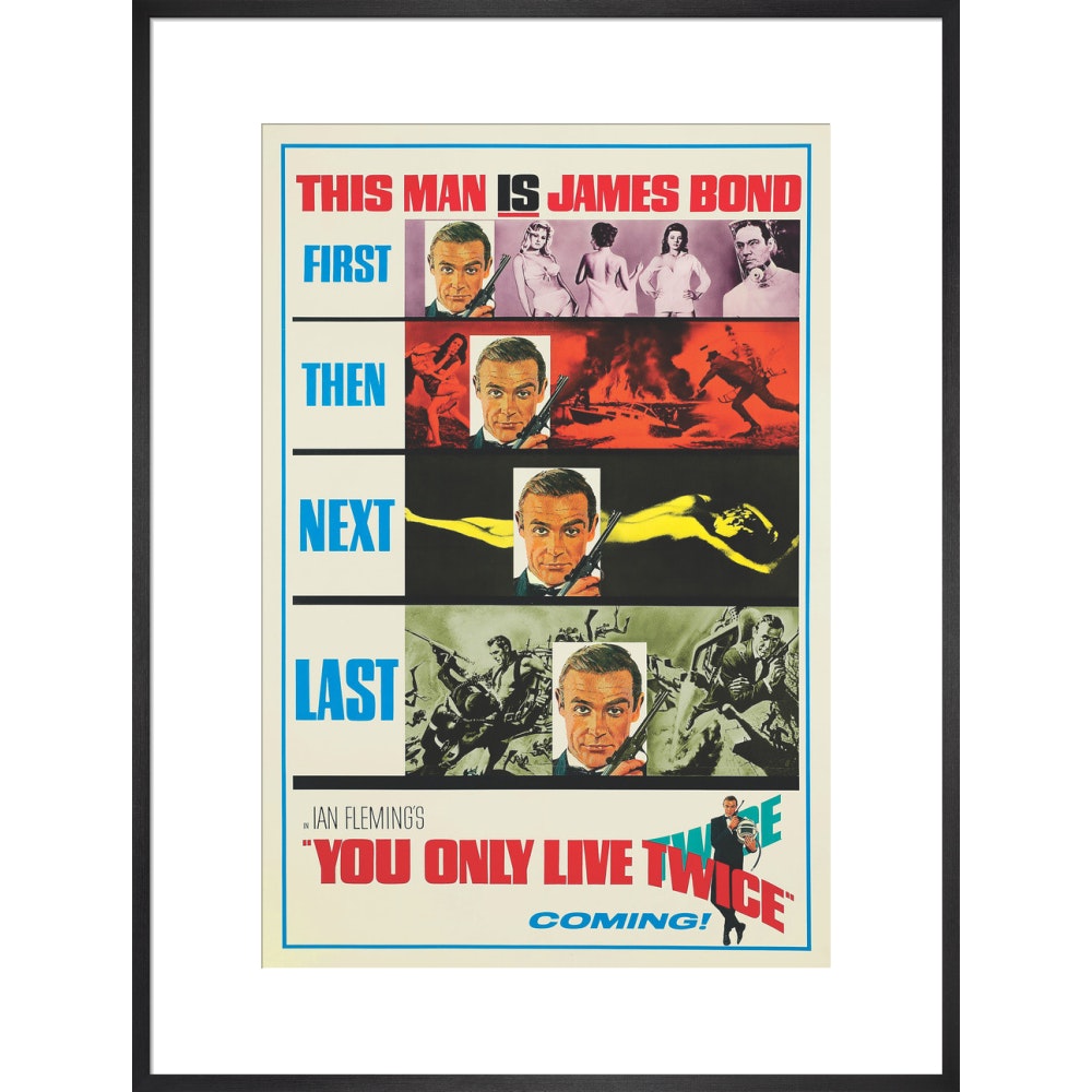 James Bond You Only Live Twice Teaser Framed Art Print - By King & McGaw