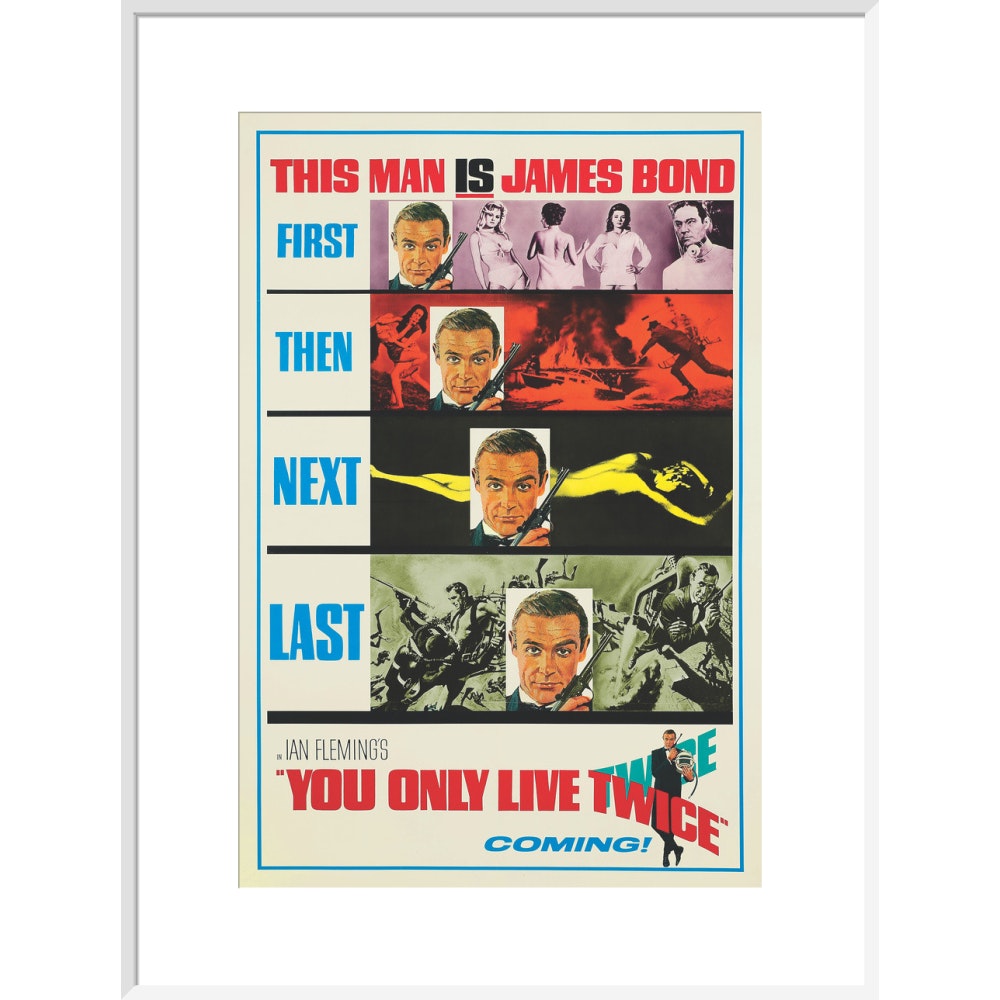 James Bond You Only Live Twice Teaser Framed Art Print - By King & McGaw