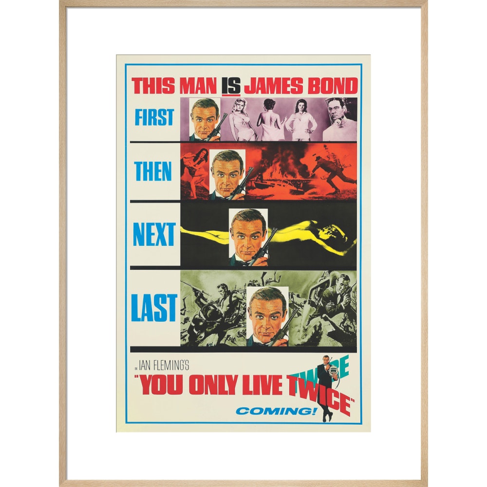 James Bond You Only Live Twice Teaser Framed Art Print - By King & McGaw
