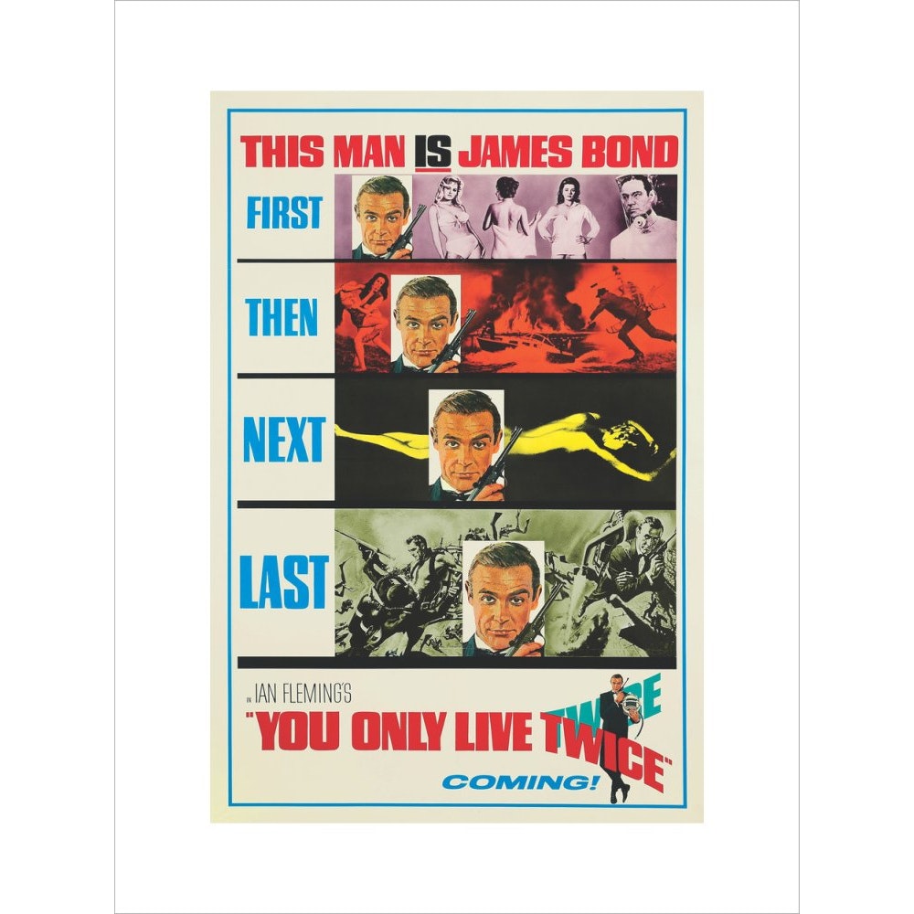 James Bond You Only Live Twice Teaser Framed Art Print - By King & McGaw