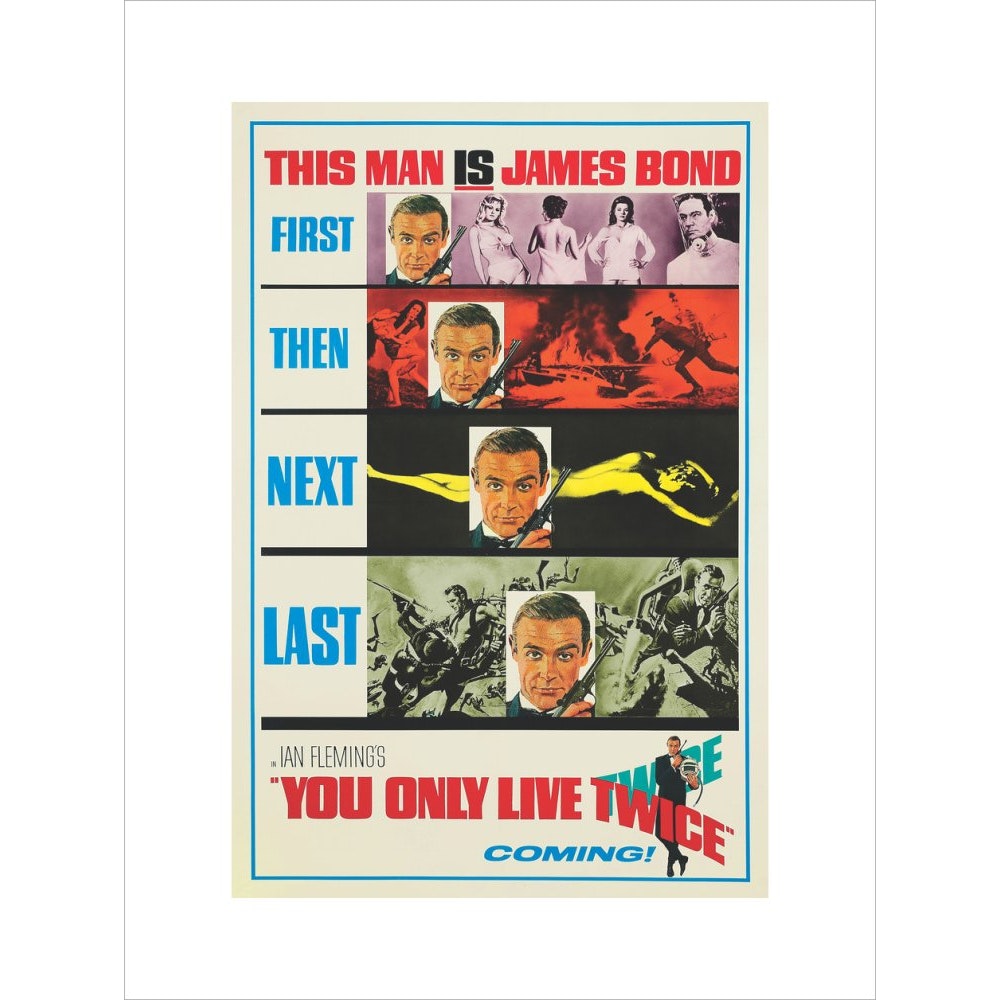 James Bond You Only Live Twice Teaser Framed Art Print - By King & McGaw