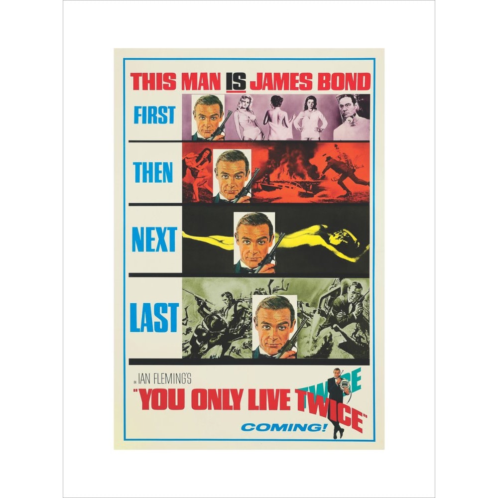 James Bond You Only Live Twice Teaser Framed Art Print - By King & McGaw