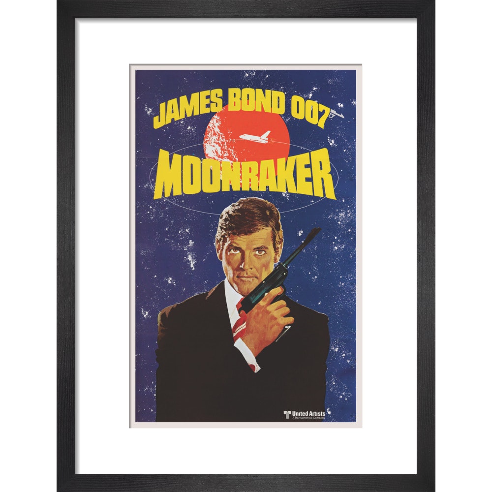 James Bond Moonraker Framed Art Print - By King & McGaw