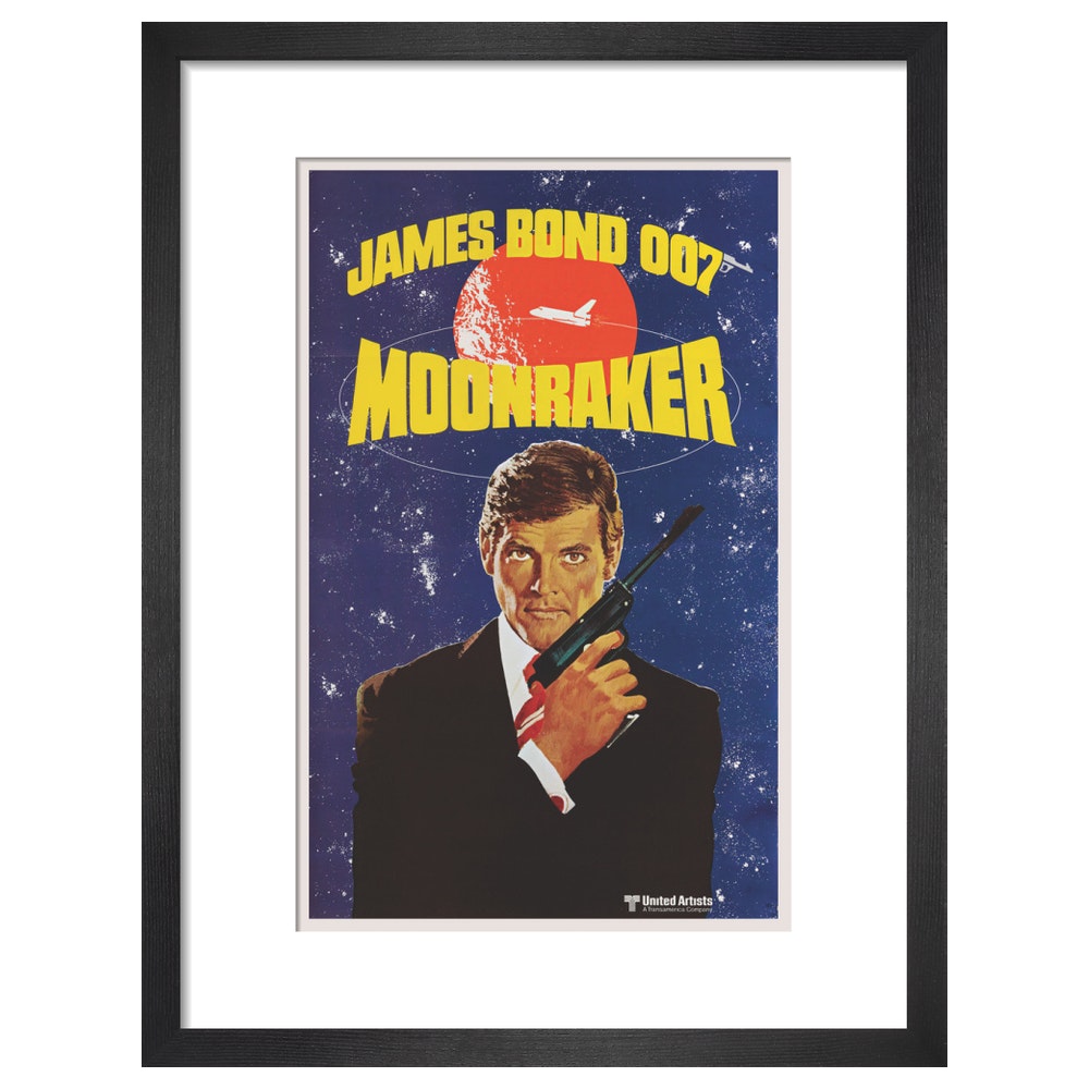 James Bond Moonraker Framed Art Print - By King & McGaw