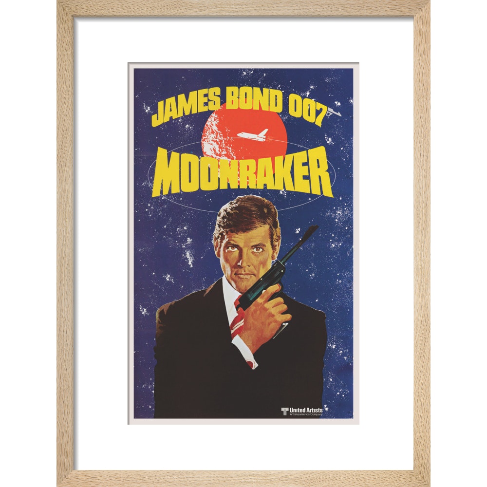 James Bond Moonraker Framed Art Print - By King & McGaw