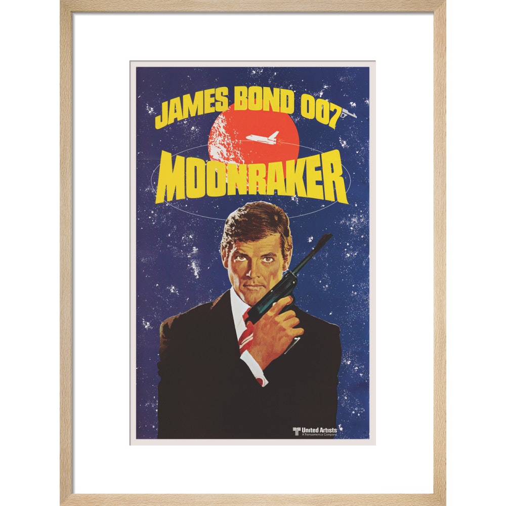 James Bond Moonraker Framed Art Print - By King & McGaw