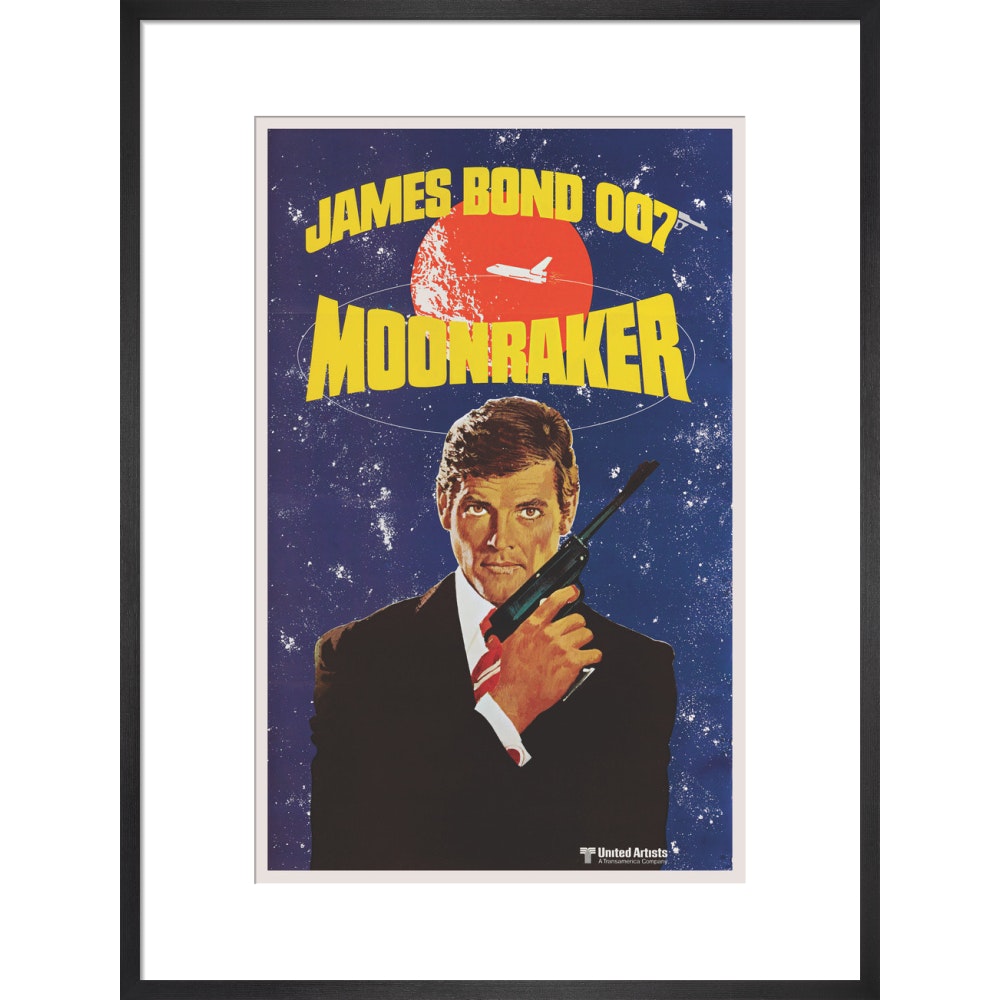 James Bond Moonraker Framed Art Print - By King & McGaw