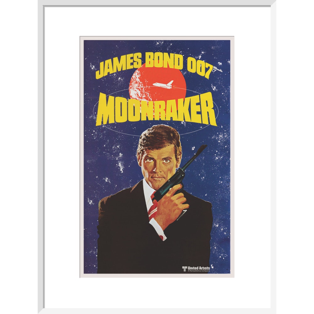 James Bond Moonraker Framed Art Print - By King & McGaw