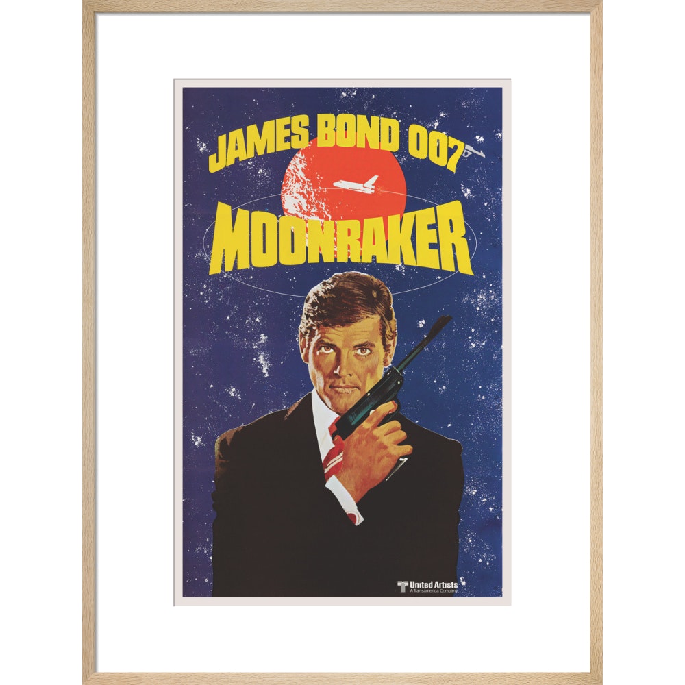 James Bond Moonraker Framed Art Print - By King & McGaw