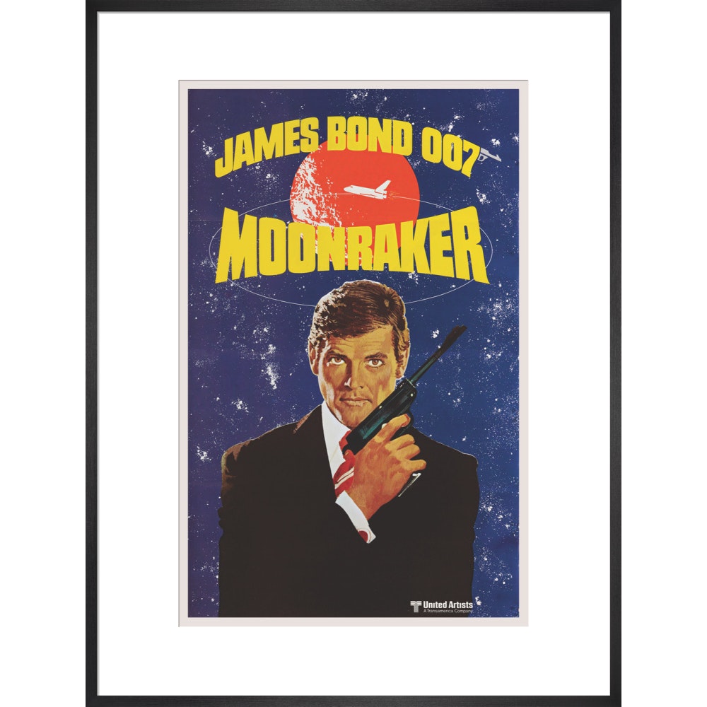 James Bond Moonraker Framed Art Print - By King & McGaw