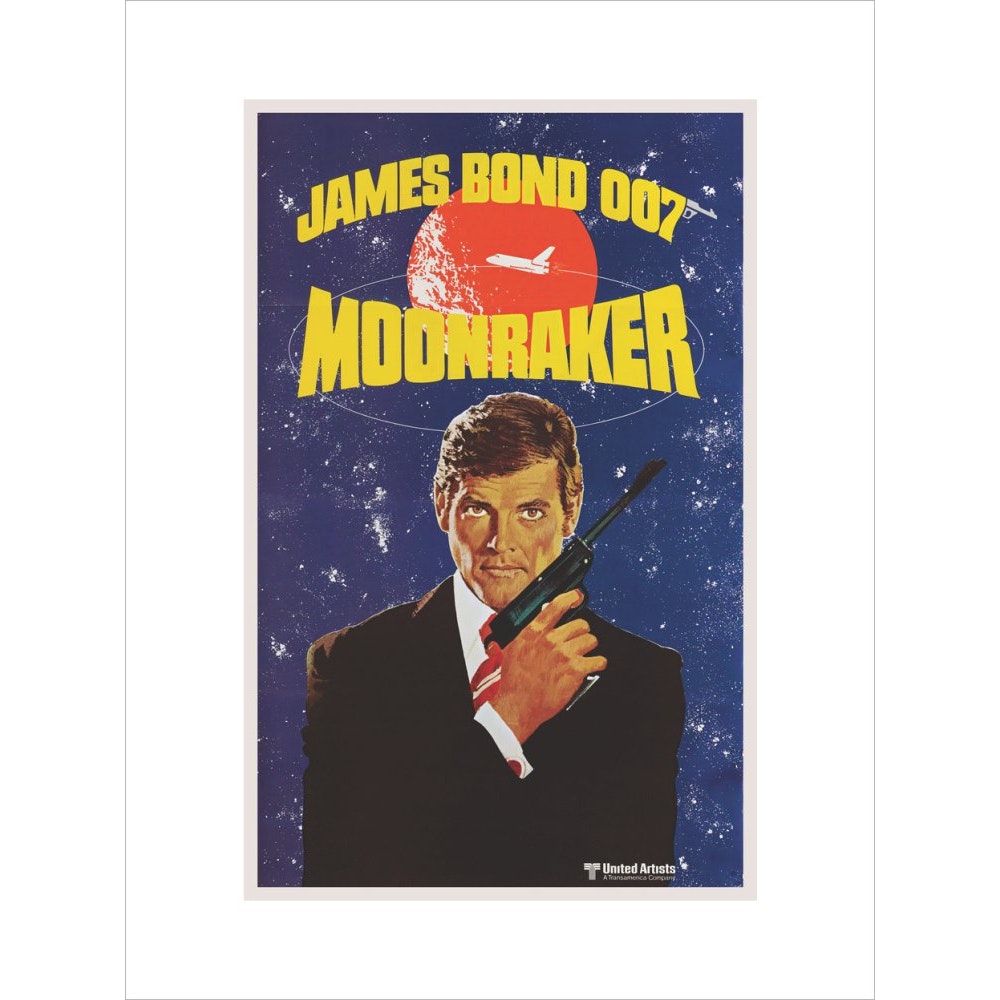 James Bond Moonraker Framed Art Print - By King & McGaw