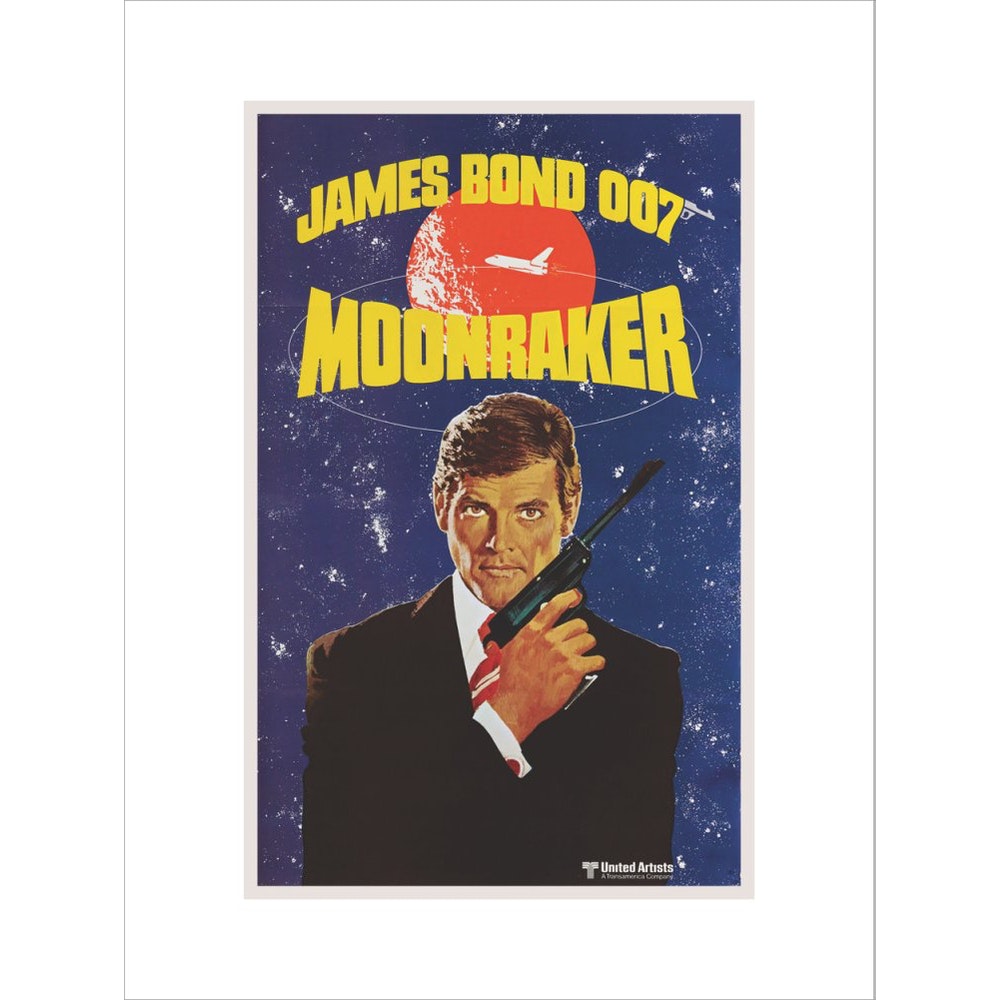 James Bond Moonraker Framed Art Print - By King & McGaw