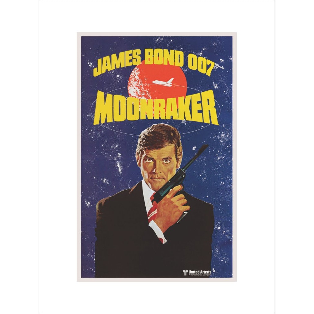 James Bond Moonraker Framed Art Print - By King & McGaw