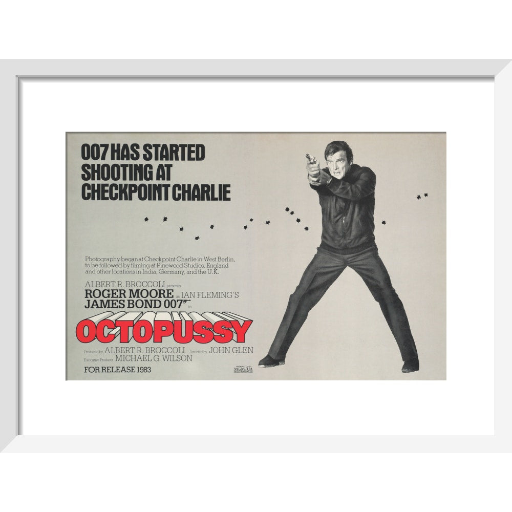 James Bond Octopussy Framed Art Print - By King & McGaw