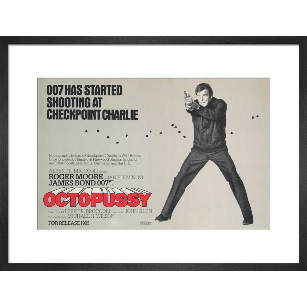 James Bond Octopussy Framed Art Print - By King & McGaw