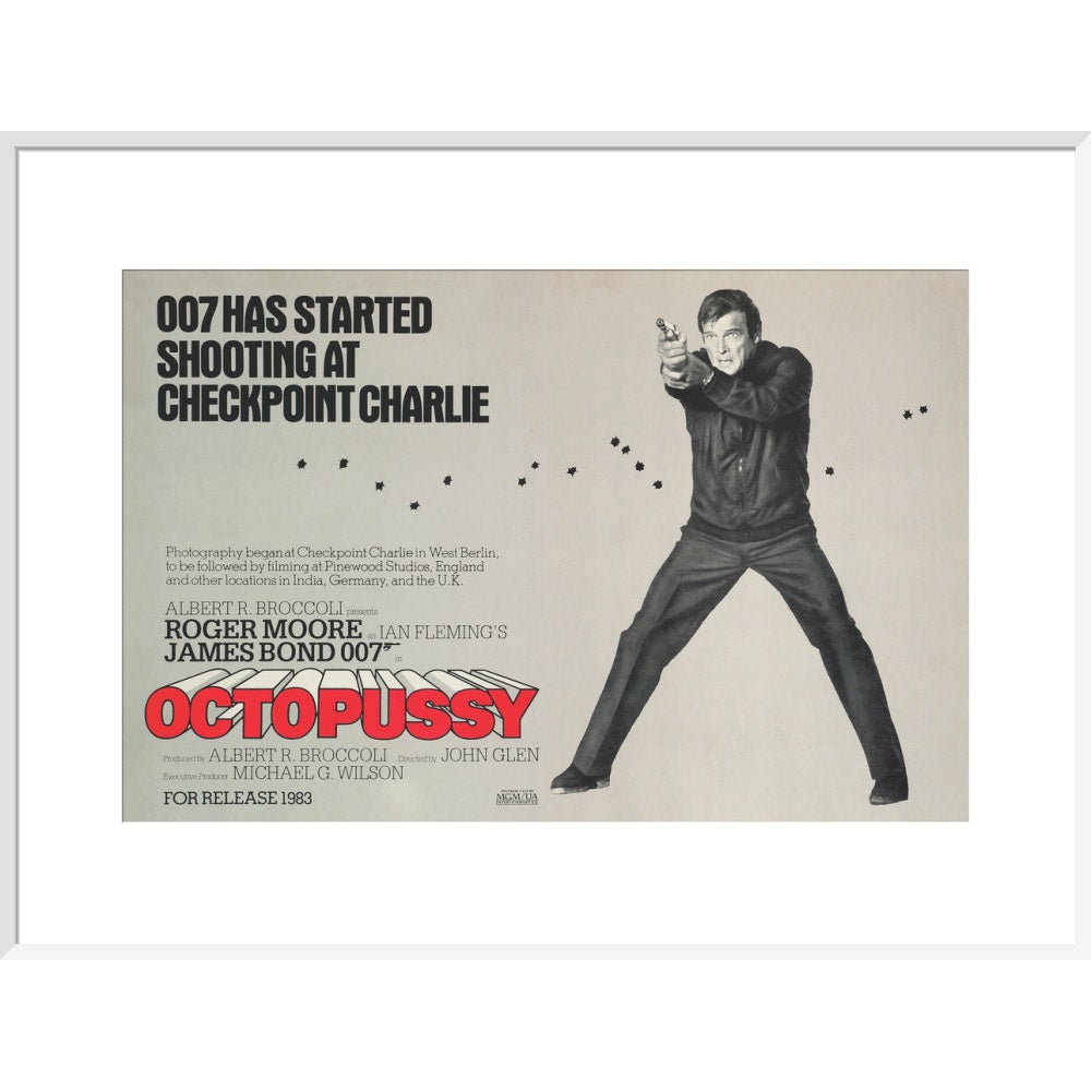 James Bond Octopussy Framed Art Print - By King & McGaw