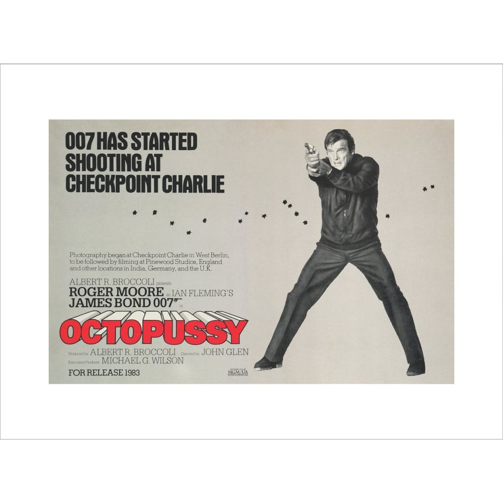 James Bond Octopussy Framed Art Print - By King & McGaw