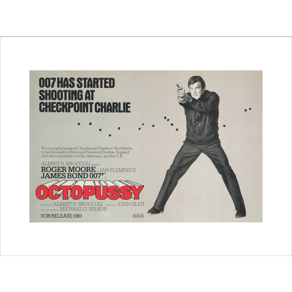 James Bond Octopussy Framed Art Print - By King & McGaw