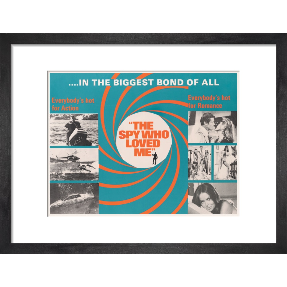 Gerahmter Kunstdruck „James Bond – Der Spion, der mich liebte“ – von King & McGaw
