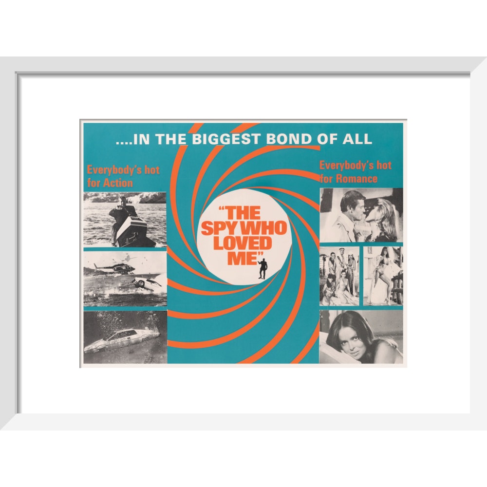 Gerahmter Kunstdruck „James Bond – Der Spion, der mich liebte“ – von King & McGaw
