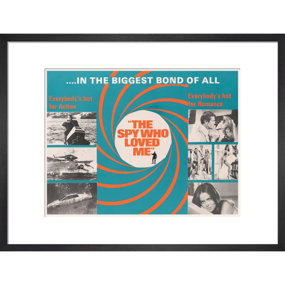 Gerahmter Kunstdruck „James Bond – Der Spion, der mich liebte“ – von King & McGaw