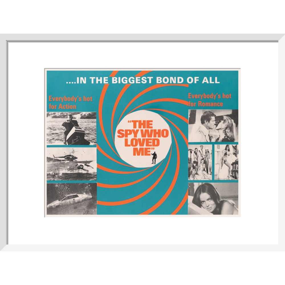 Gerahmter Kunstdruck „James Bond – Der Spion, der mich liebte“ – von King & McGaw