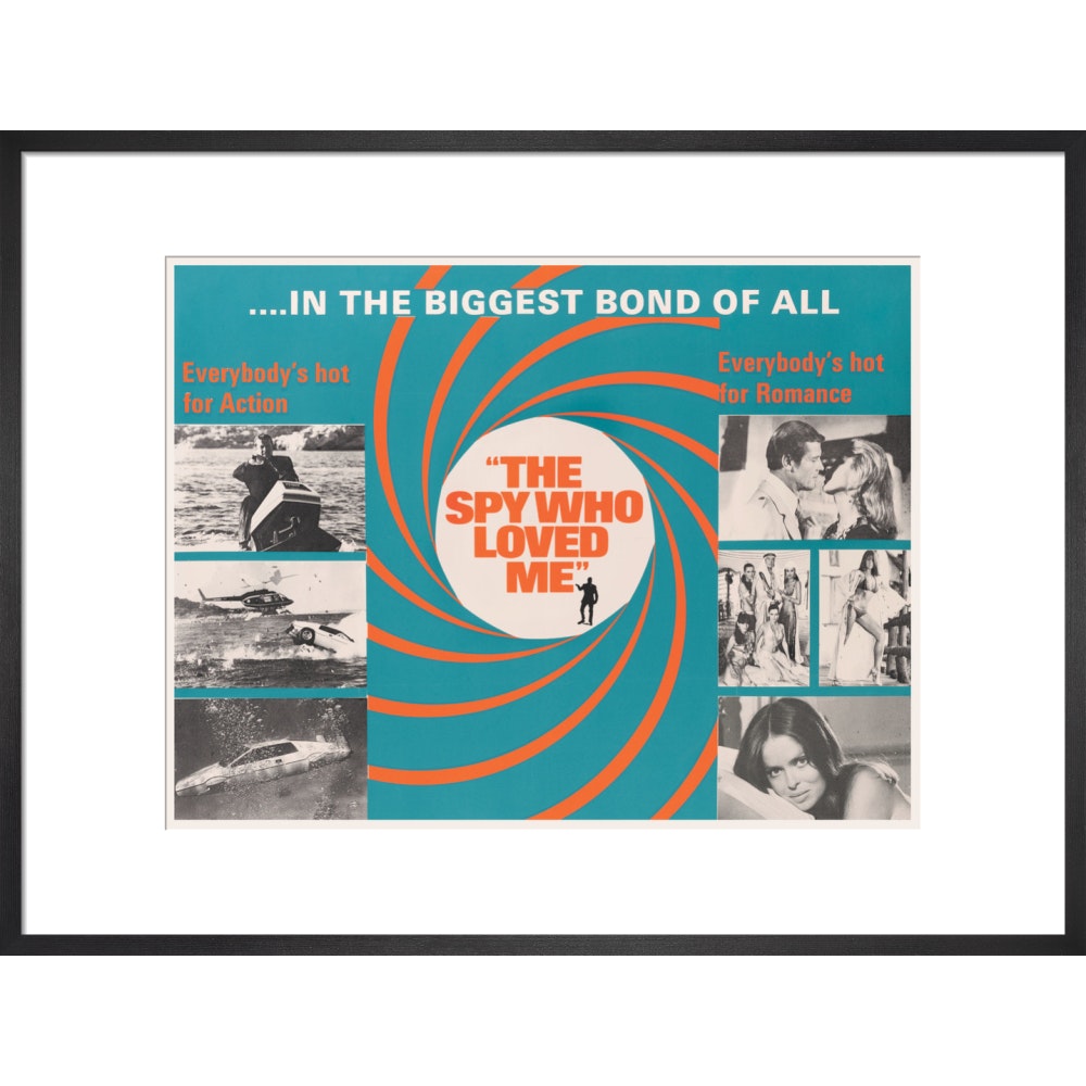 Gerahmter Kunstdruck „James Bond – Der Spion, der mich liebte“ – von King & McGaw
