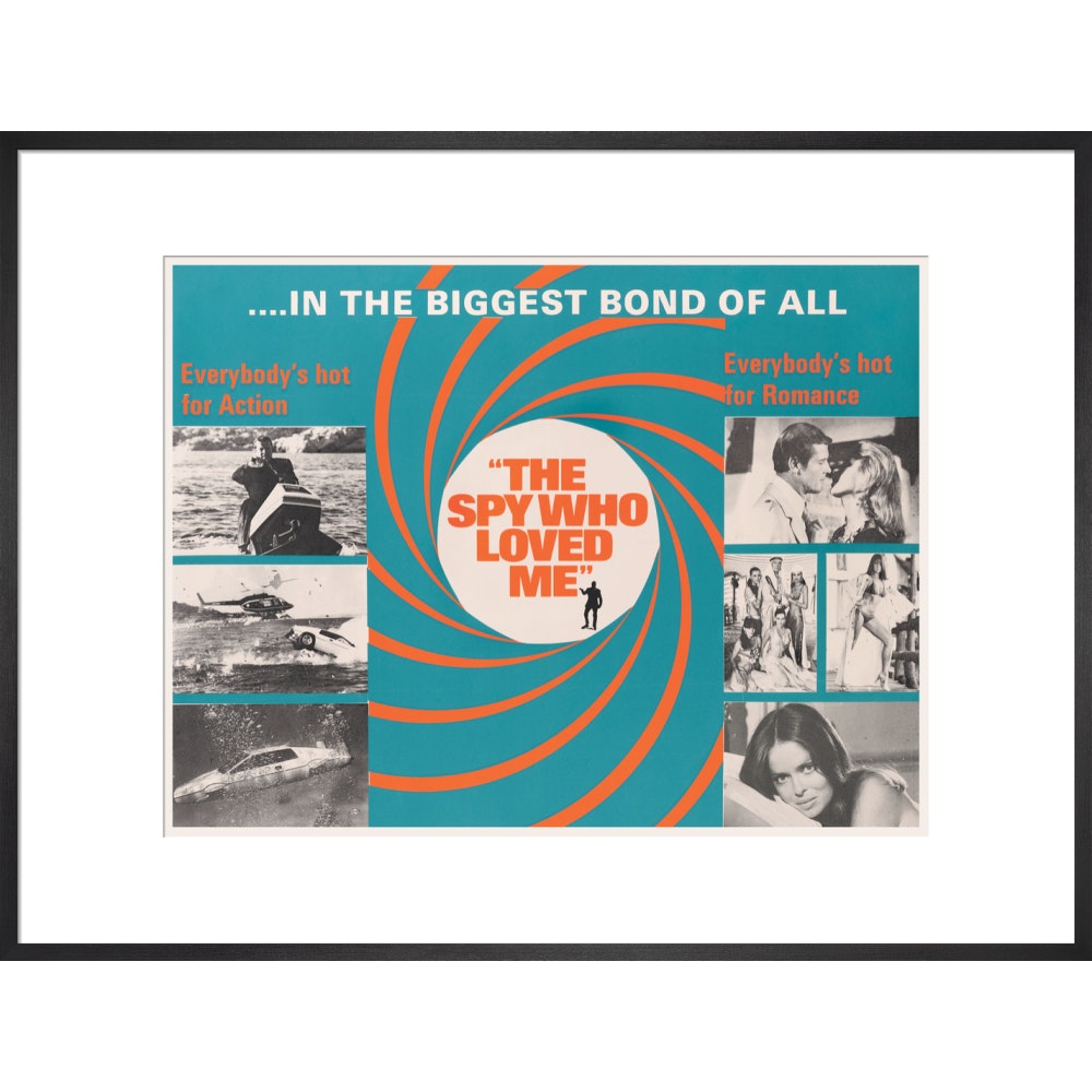 Gerahmter Kunstdruck „James Bond – Der Spion, der mich liebte“ – von King & McGaw