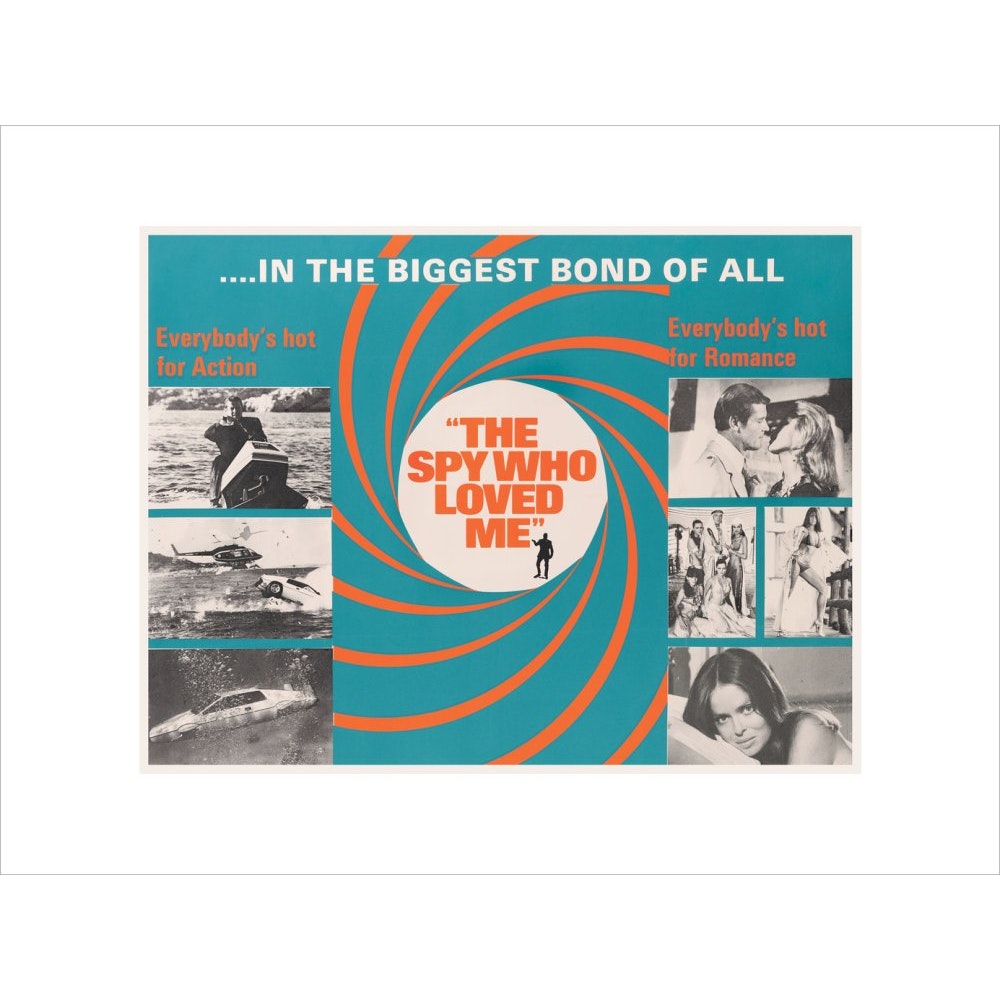Gerahmter Kunstdruck „James Bond – Der Spion, der mich liebte“ – von King & McGaw